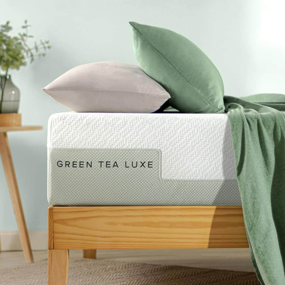 Zinus Green Tea Luxe 12 Inch Medium Smooth Top Full Memory Foam Mattress, Made in USA