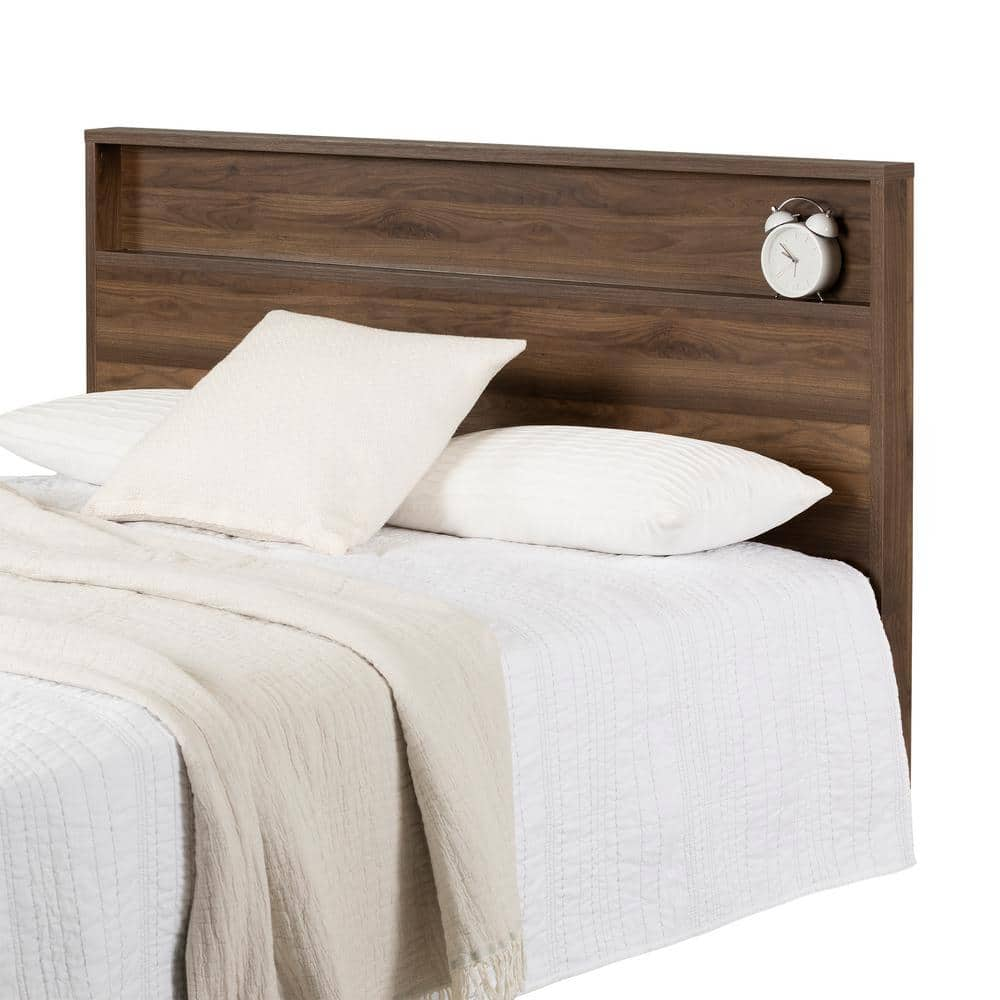 South Shore Musano Natural Walnut 62.25 in. Headboard