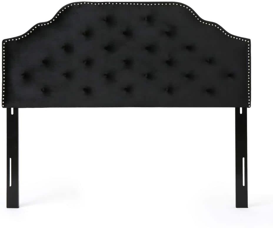 Noble House Silas Black Full/Queen Headboard