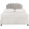 SAFAVIEH Streep Silver Full Upholstered Bed