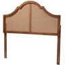 Baxton Studio Camila Brown King Panel Headboard