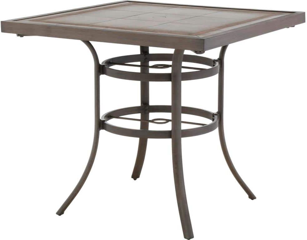 Home Decorators Collection Sun Valley Aluminum Bar Height Outdoor Dining Table