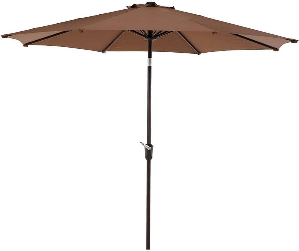 9 ft. Market Outdoor Market Patio Umbrella in Coffee