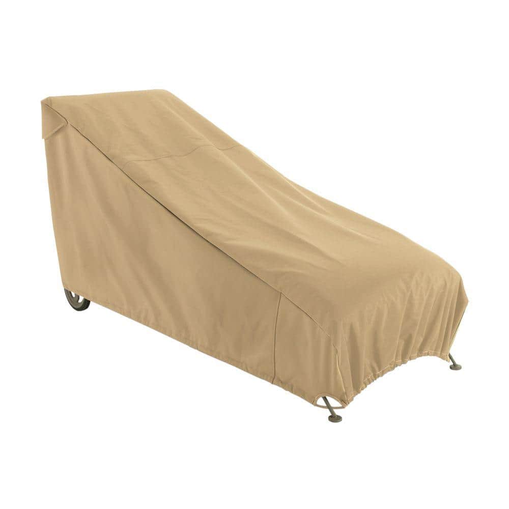 Classic Accessories Terrazzo Large Patio Chaise Cover - All-Weather Protection Outdoor Furniture Cover