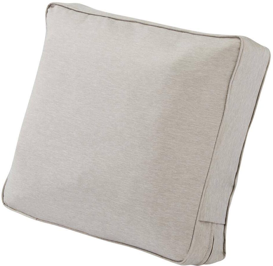 Classic Accessories Montlake 25 in. W x 15 in. H x 4 in. T Outdoor Lounge Chair/Loveseat Back Cushion in Heather Grey