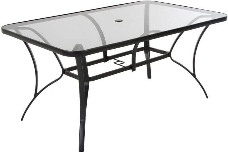 Cosco Paloma Dark Gray Metal Outdoor Dining Table