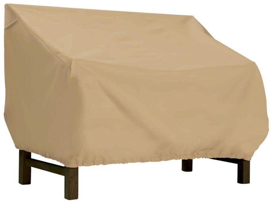 Classic Accessories Terrazzo X-Large Patio Bench Seat Cover - All-Weather Protection Outdoor Furniture Cover