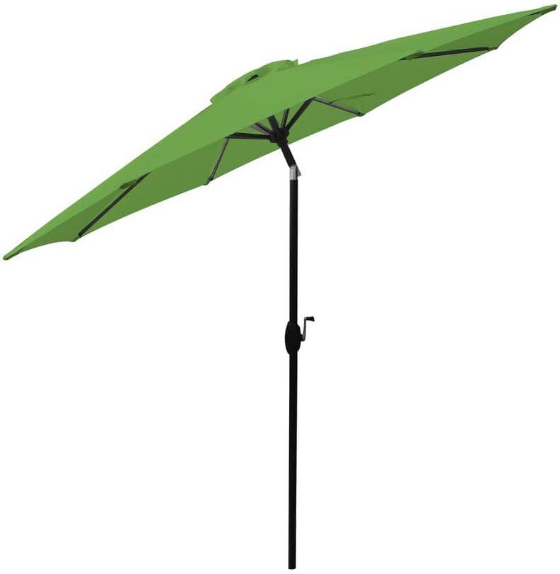 Bond 9 ft. Aluminum Market Patio Umbrella in Spring Green