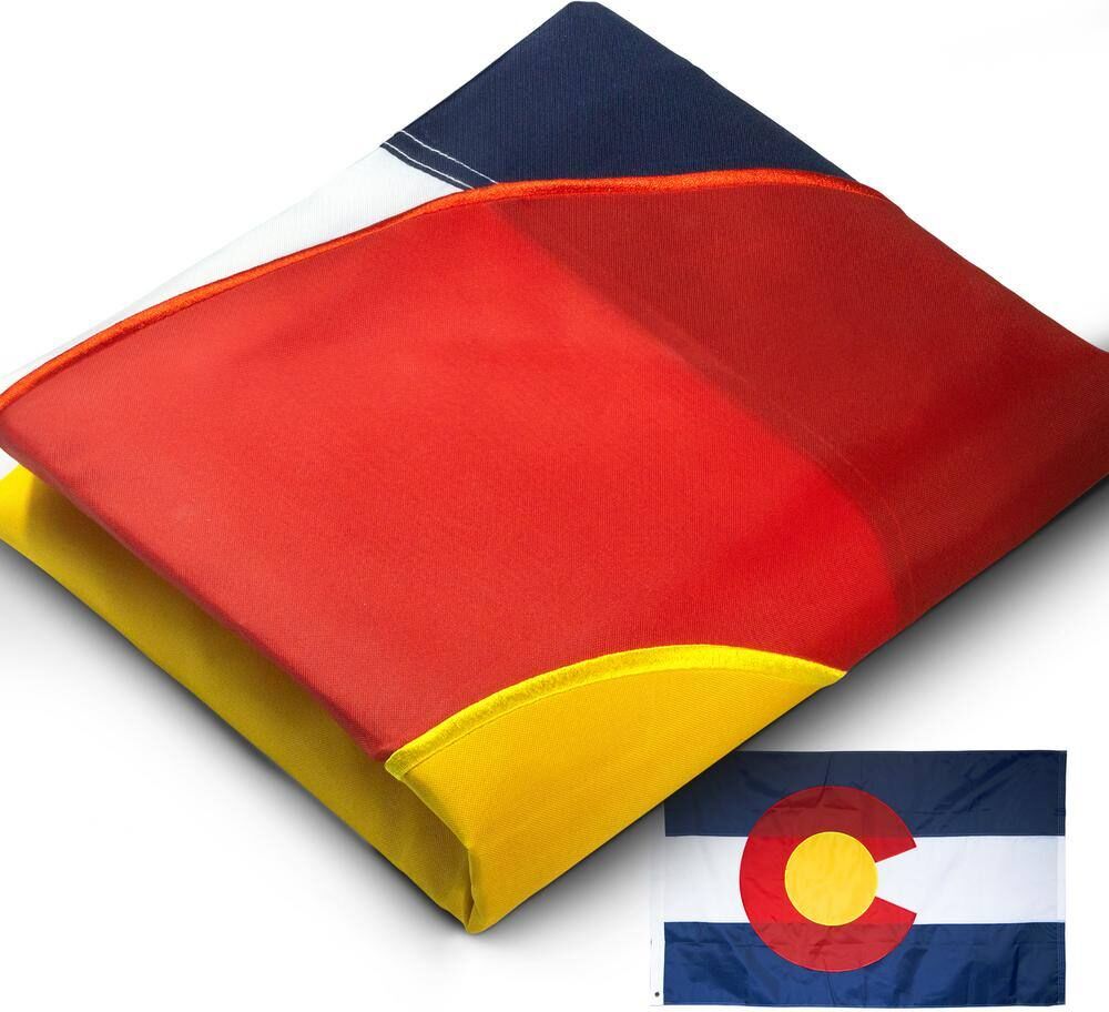 ANLEY 3 ft. x 5 ft. EverStrong Series Colorado State Flag - Colorado CO Banner Flags Nylon