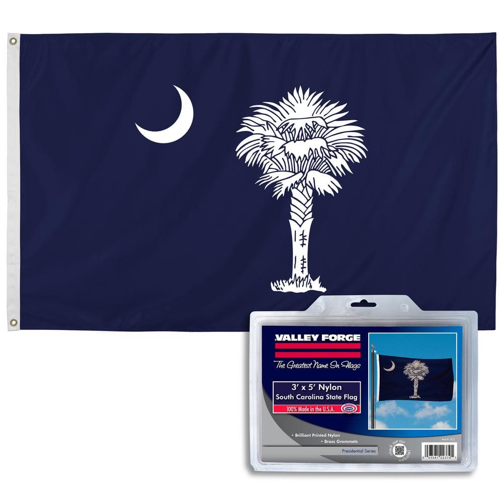 Rio 3 ft. x 5 ft. Nylon South Carolina State Flag