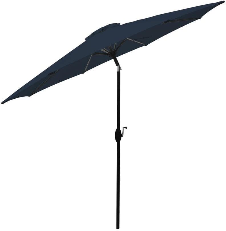 Bond 9 ft. Aluminum Market Patio Umbrella in Navy Blue