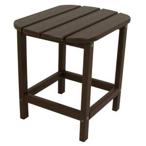 POLYWOOD South Beach 18 in. Mahogany Patio Side Table