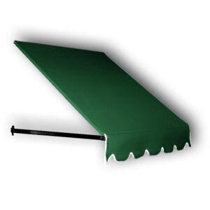 AWNTECH 5.38 ft. Wide Dallas Retro Window/Entry Fixed Awning (24 in. H x 36 in. D) Forest, Green