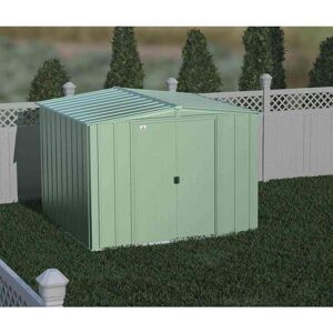 Arrow Classic 8 ft. W x 8 ft. D Sage Green Metal Shed 59 sq. ft.