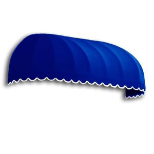 AWNTECH 10.38 ft. Wide Chicago Window/Entry Fixed Awning (31 in. H x 24 in. D) in Bright Blue