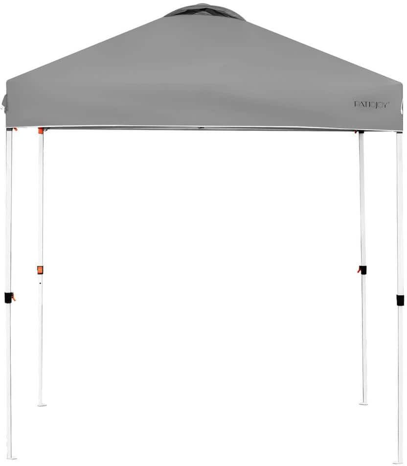 Costway 6 ft. L x 6 ft. W Gray Pop Up Canopy Tent