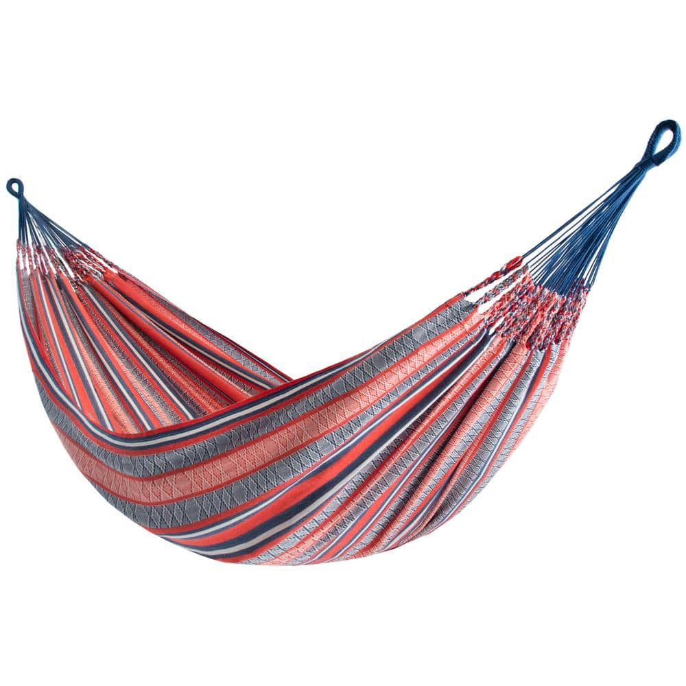 Vivere Latin 11 ft. Double Cotton Portable Hammock Bed in Libertas