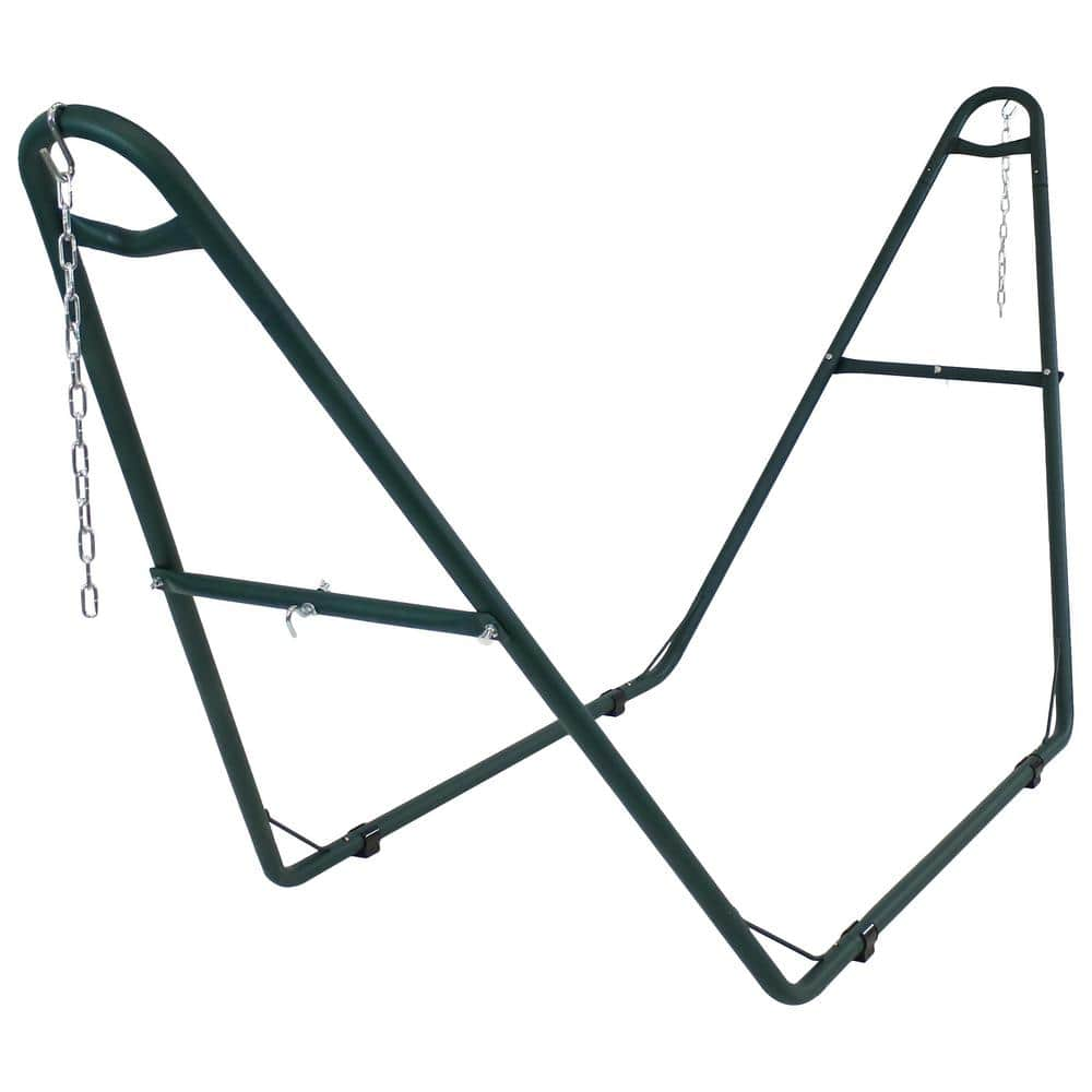 Sunnydaze Decor Universal Multi-Use Steel 2-Person Hammock Stand in Green