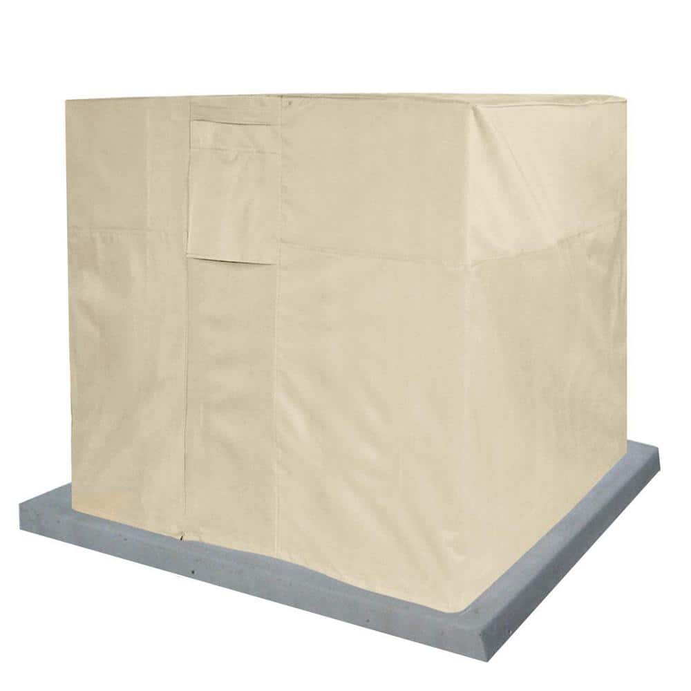 KHOMO GEAR Beige Air Condition Heavy-Duty Weatherproof Protector Cover