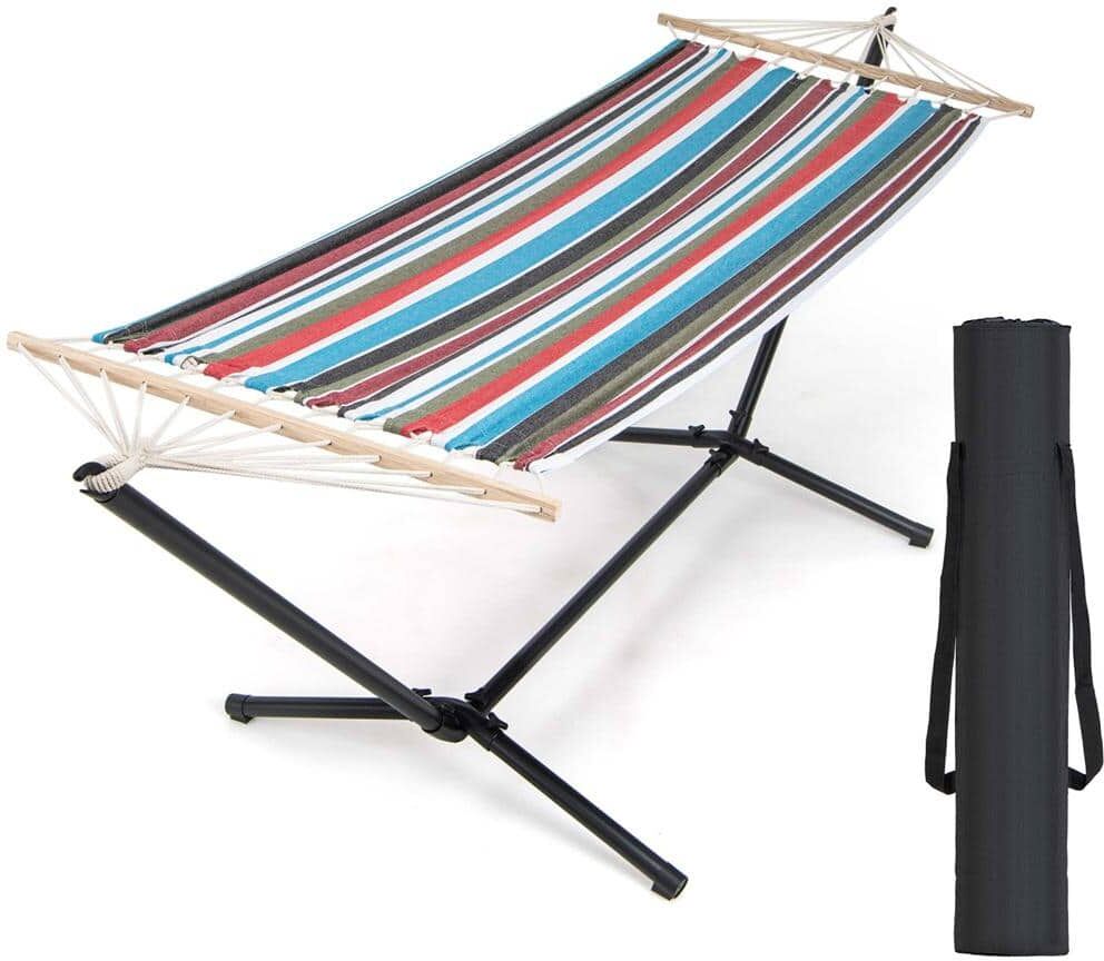 Costway 10.5 ft. Portable Hammock with Heavy Duty Stand and Carrying Case for Garden