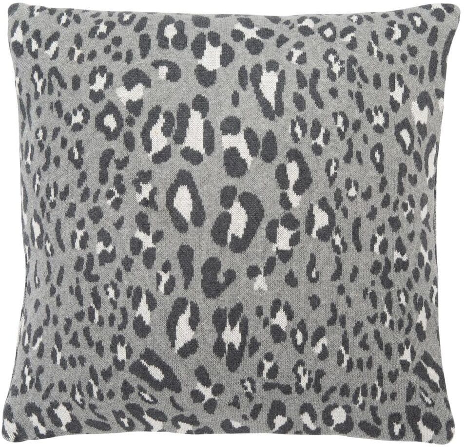 SAFAVIEH Gwynn Gray/Black 18 in. X 18 in. Throw Pillow