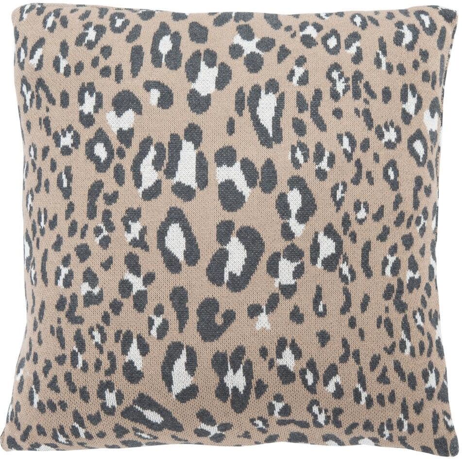 SAFAVIEH Gwynn Beige/Black 18 in. X 18 in. Throw Pillow