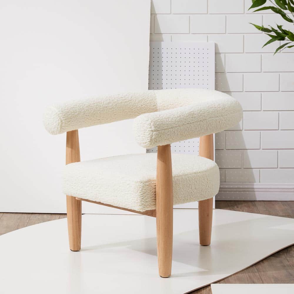 SAFAVIEH Jackie Ivory/Natural Accent Chair