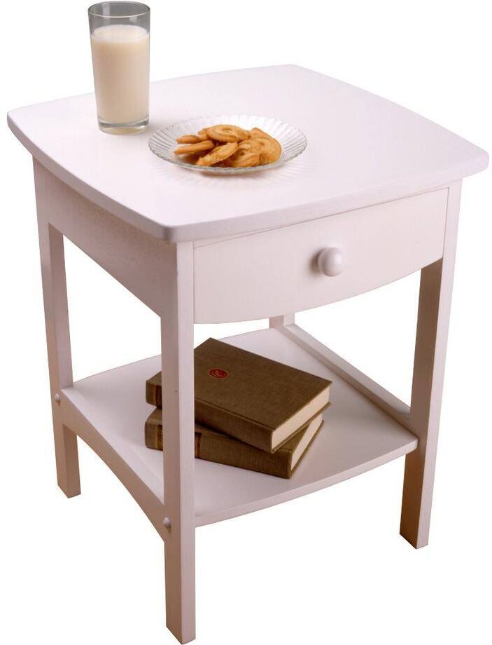 Winsome Claire Accent Table White Finish