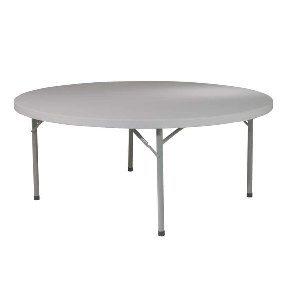 Office Star Products 71 in. Round Resin Multi Purpose Table