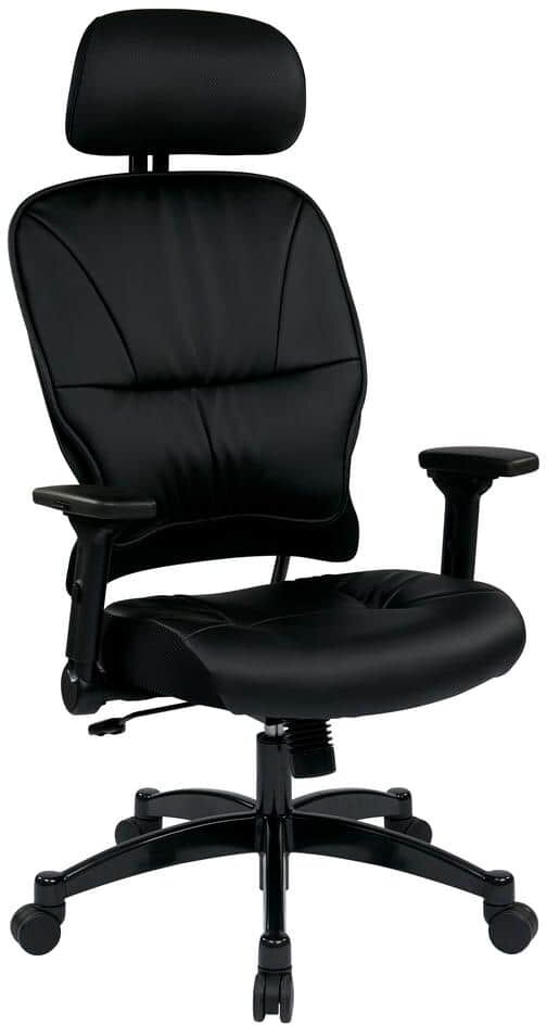 Office Star Products Bonded Leather Seat and Back Managers Chair