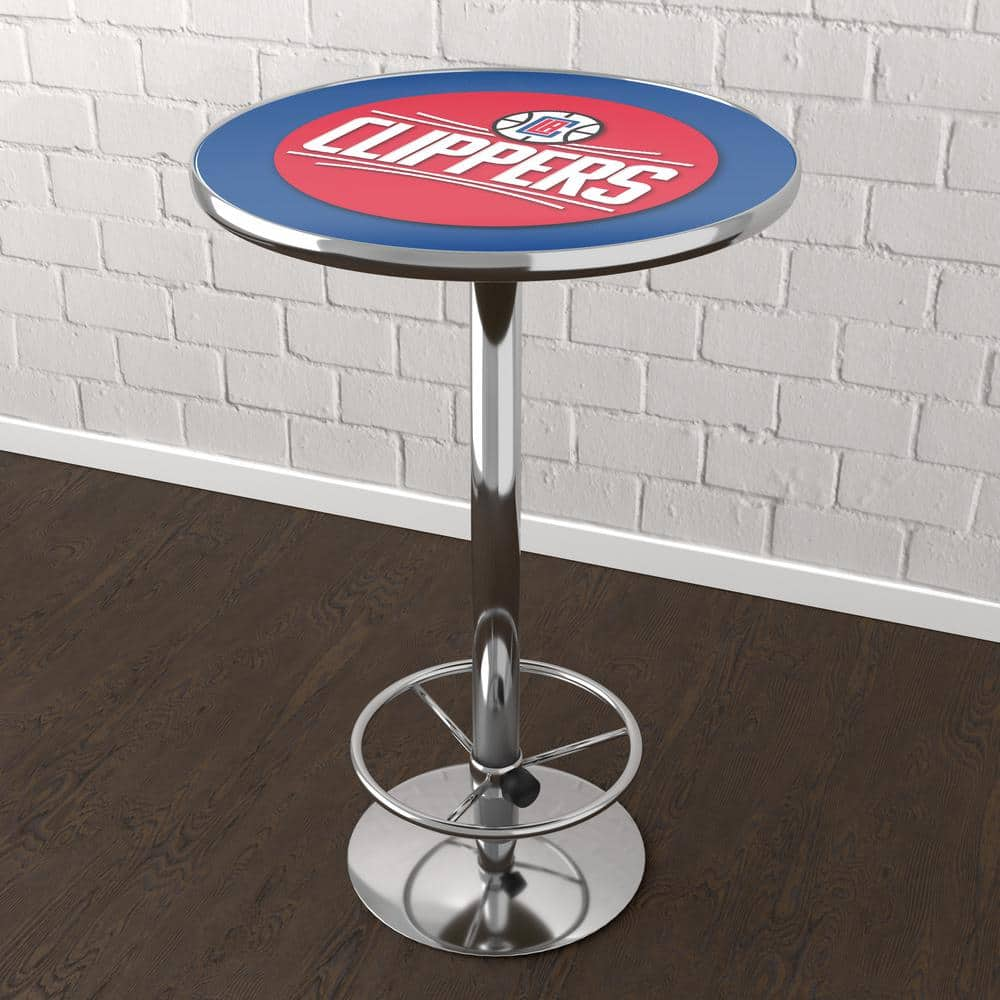 Los Angeles Clippers Logo Red 42 in. Bar Table