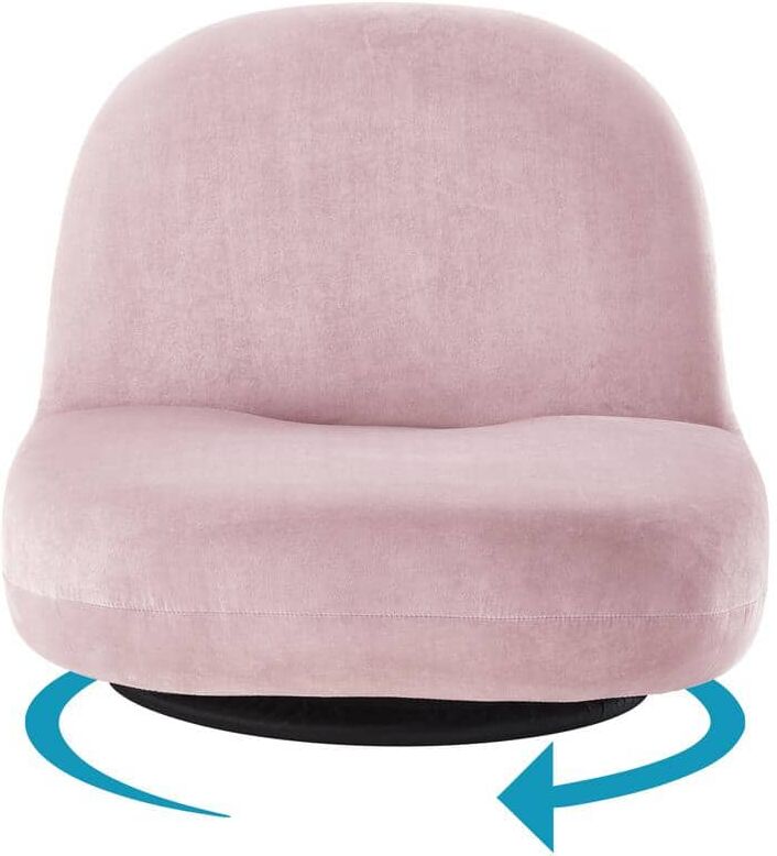 Loungie Geovanny Pink Chair 5 Adjustable Positions Plush