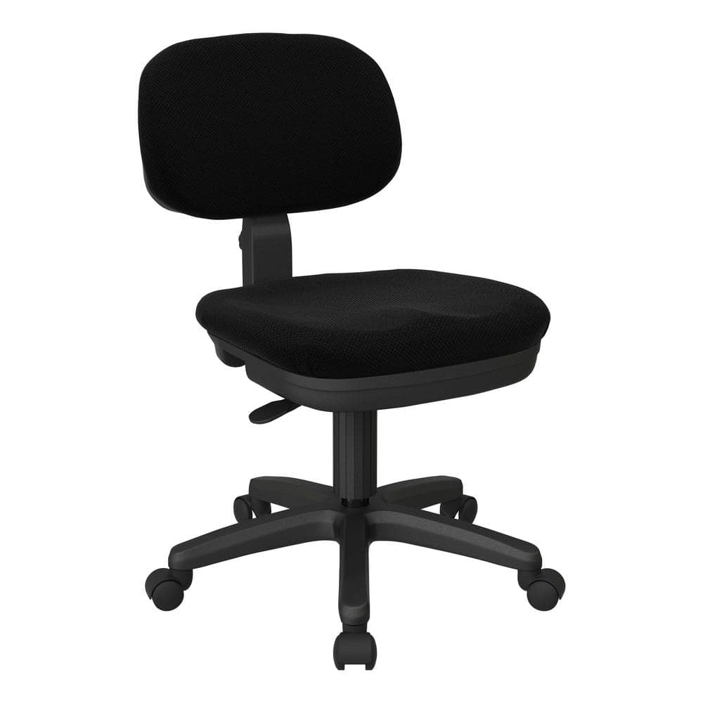 Office Star Products Basic Task Chair in Diamond Jet Fabric