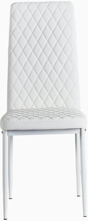 Modern White Minimalist Dining Chair/Conference Chair (Set of 4)