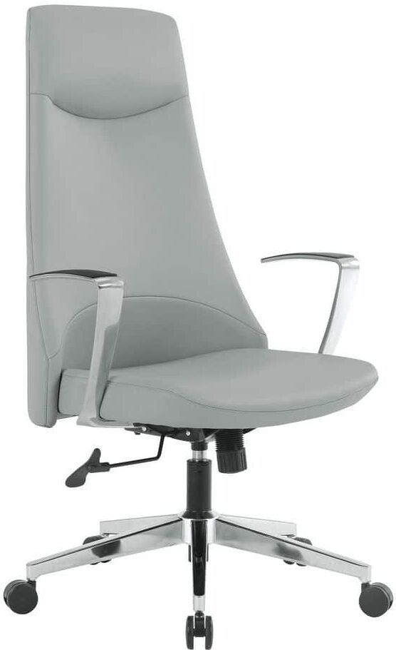 Office Star Products Pro-Line II Antimicrobial in Dillon Steel Fabric Series High Back Executive Office Chair