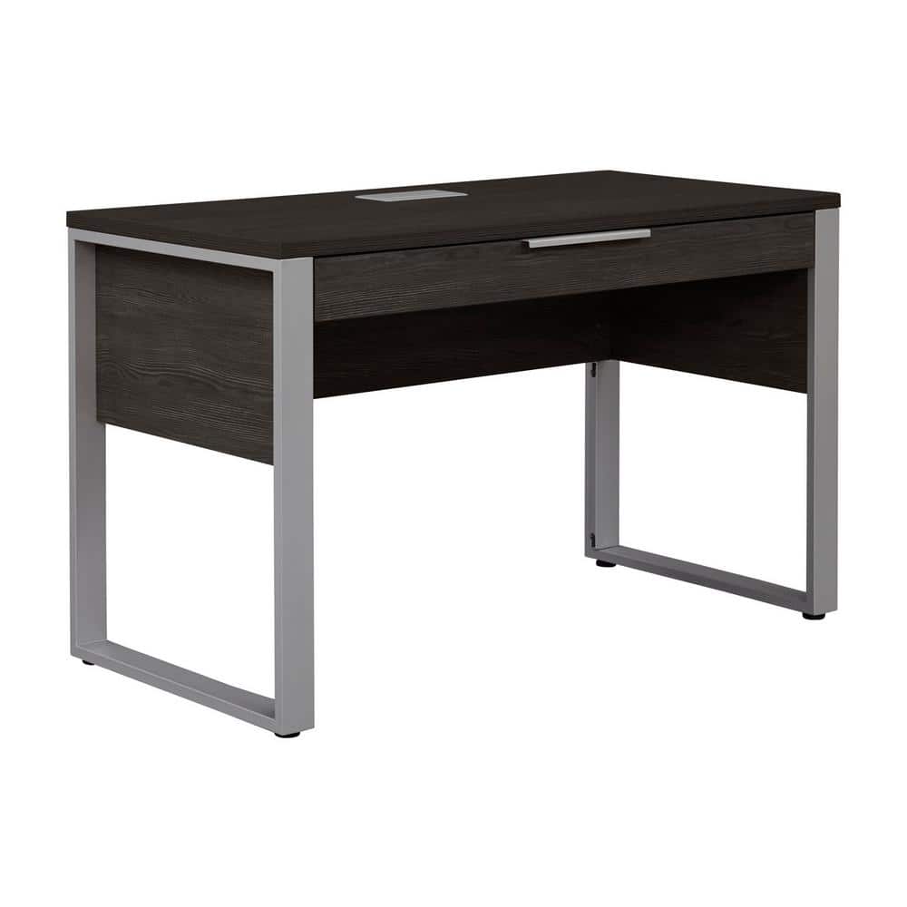 Nyhus Cali 47 in. x 24 in. Wood Home Office Computer Desk with Drawer Storage and Cord Management, Espresso