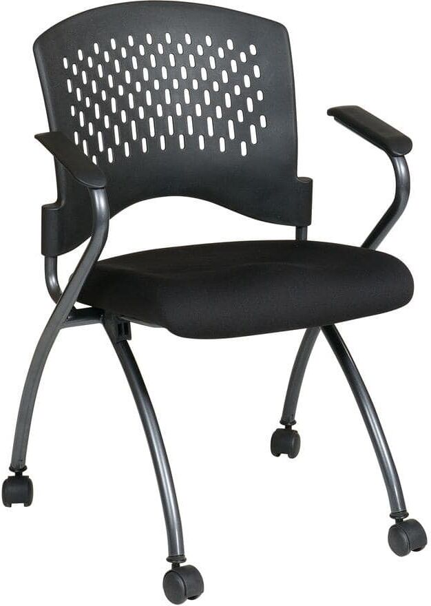 Office Star Products Coal FreeFlex Rolling Visitor Office Chair (Set of 2)