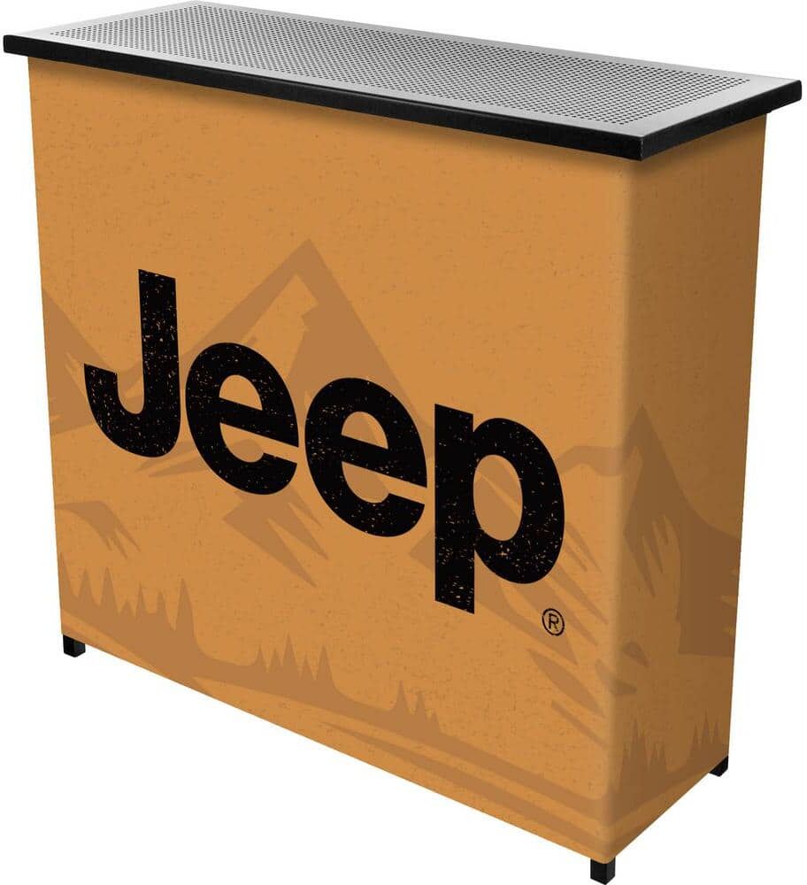 Jeep Sand Mountain Yellow 36 in. Portable Bar