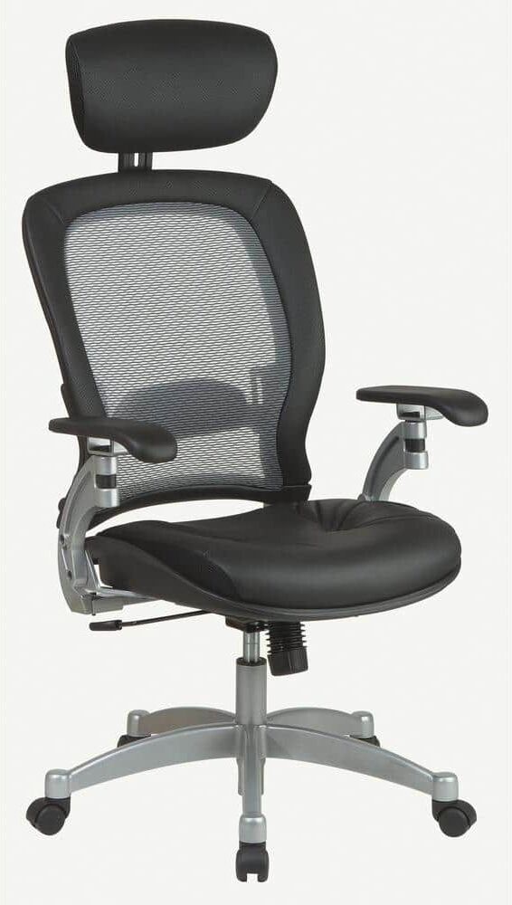 Office Star Products Gray AirGrid Back Office Chair