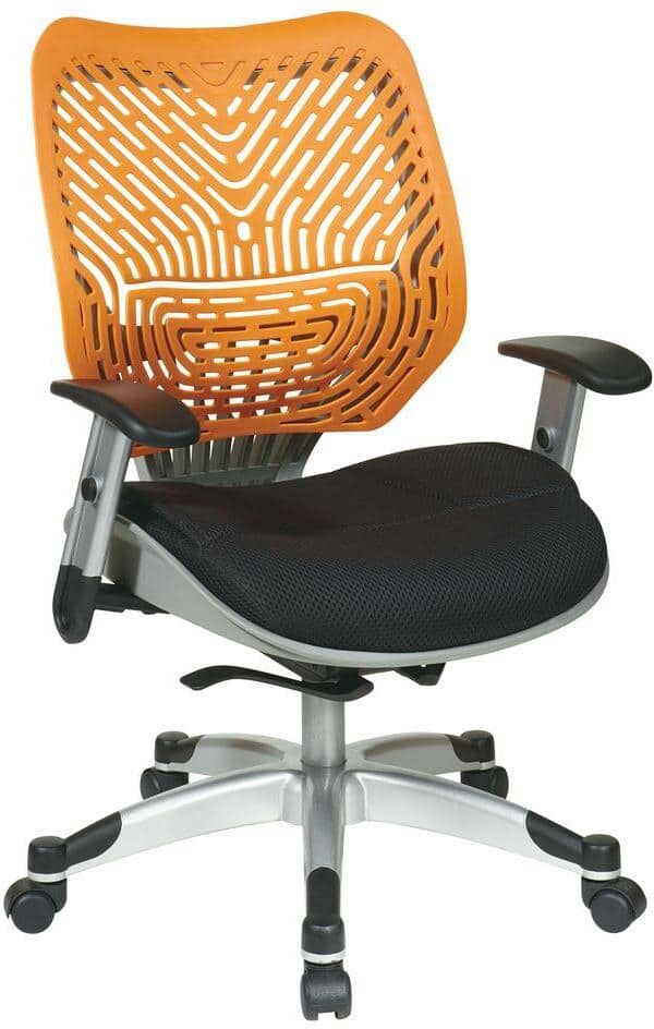 Office Star Products Revv Orange SpaceFlex Self Adjusting Manager Office Chair