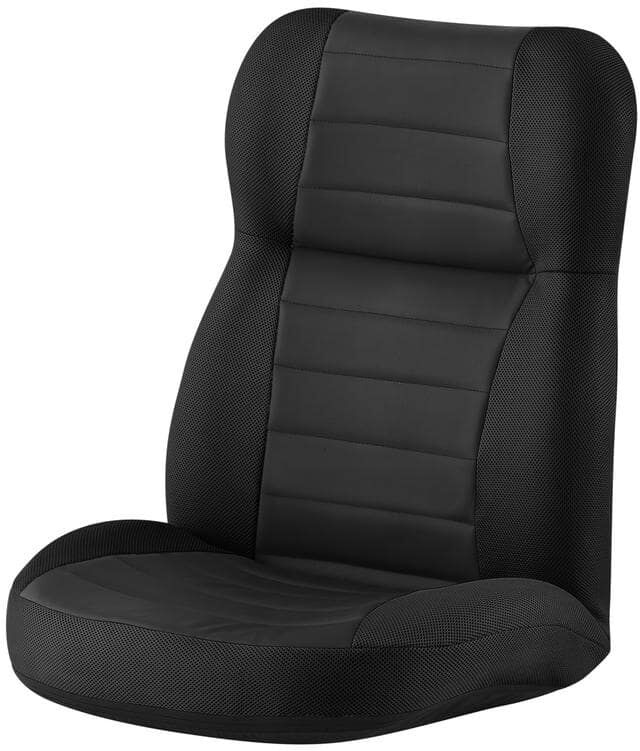 Loungie Laurence Black Chair 5 Adjustable Back Positions, 3 Headrest Positions Mesh