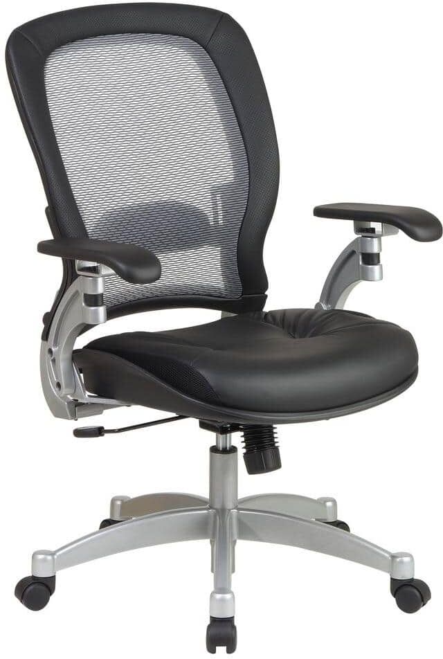 Office Star Products 36 Series Black AirGrid Back Office Chair