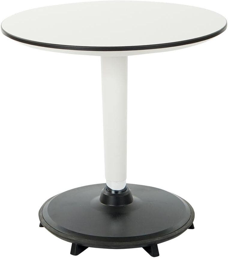 Office Star Products White Active Height Adjustable Table