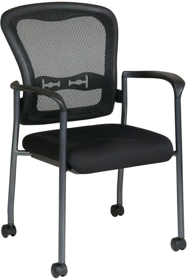 Office Star Products Coal FreeFlex Rolling Visitor Office Chair