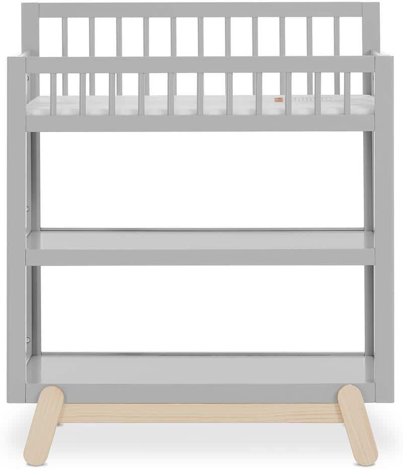 Dream On Me Pebble Gray Vintage Hygge Changing Table