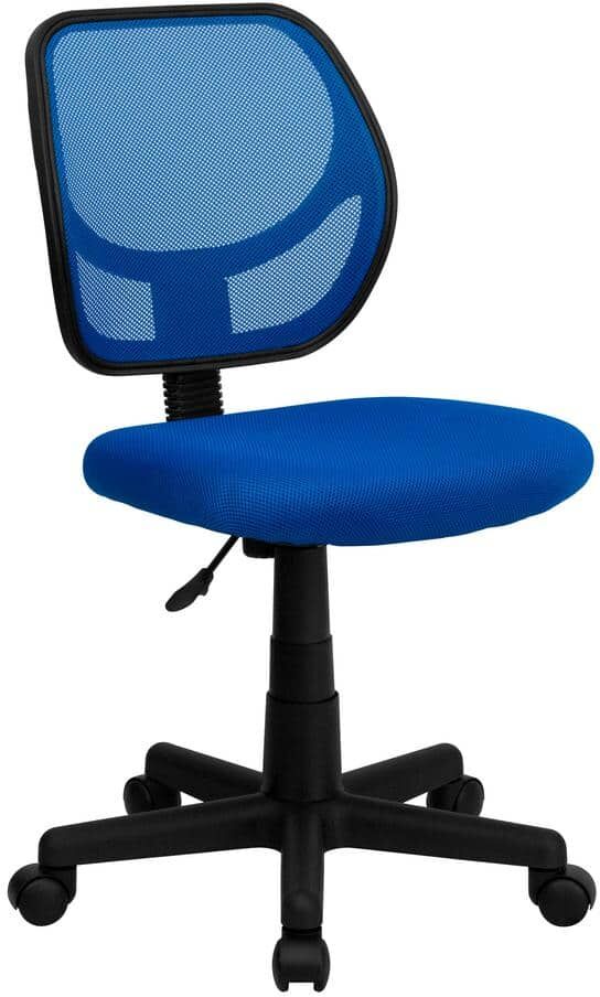 Flash Furniture Mesh Swivel Task Office Chair in Blue