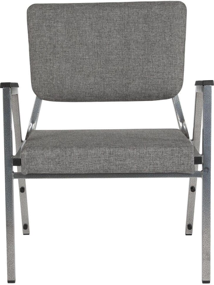 Flash Furniture Gray Fabric Stack Chair