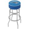 Orlando Magic City 31 in. Blue Backless Metal Bar Stool with Vinyl Seat