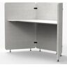 Luxor RECLAIM 32 in. White Acoustic Work Pod - 3-Panel