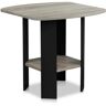 Furinno Simple Design French Oak Grey End Table